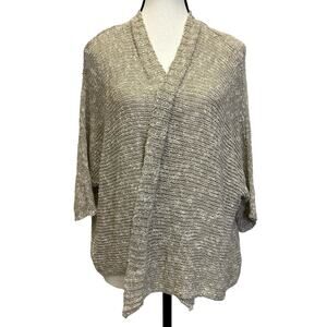 Eileen Fisher Open Knit Cardigan - Size M